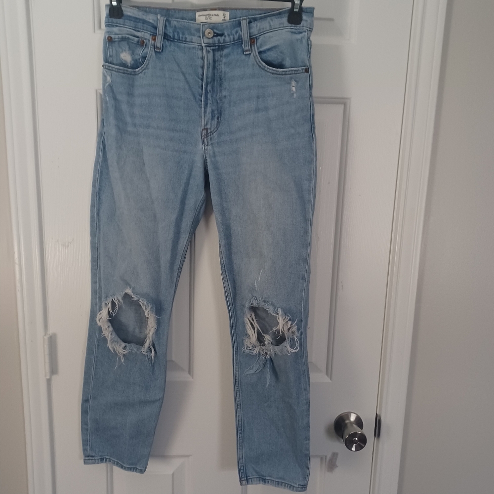 A&F Abercrombie High Rise Jeans Sz 27 4